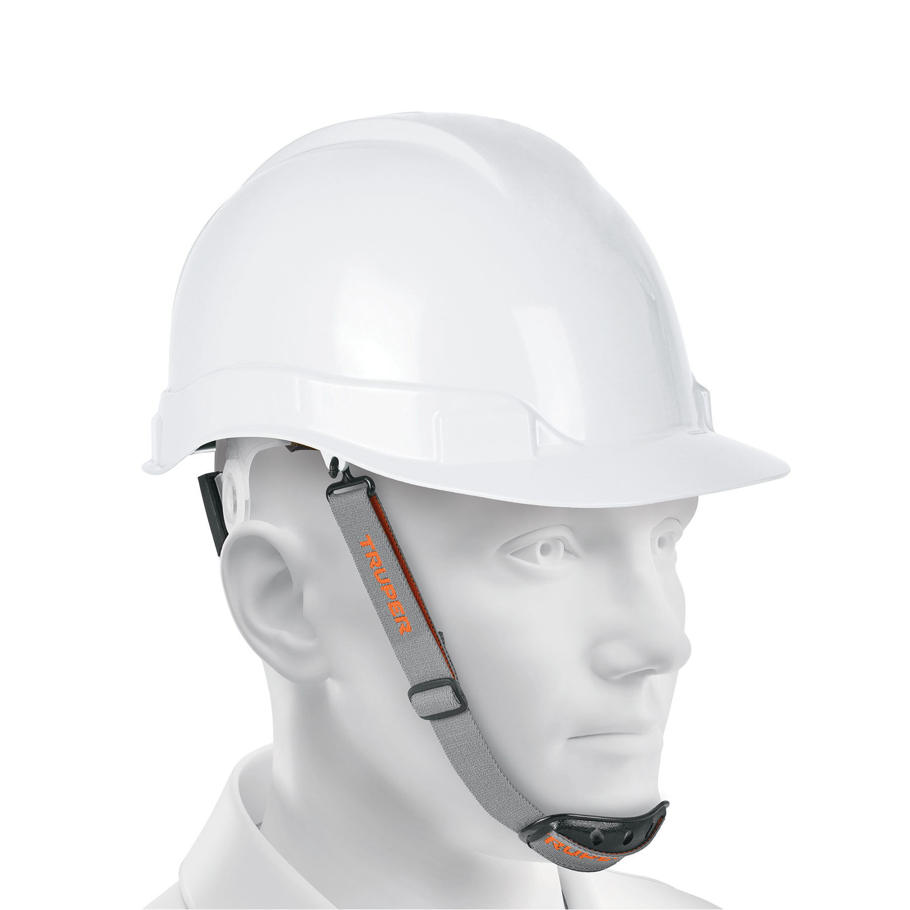 Barboquejo con barbilla para casco de seguridad industrial
