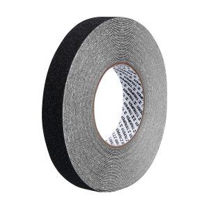Rollo de 18m de cinta antiderrapante negra 25mm con abrasivo (2 Rollos)