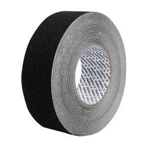 Rollo de 18m de cinta antiderrapante negra 50mm con abrasivo (2 PIEZAS)