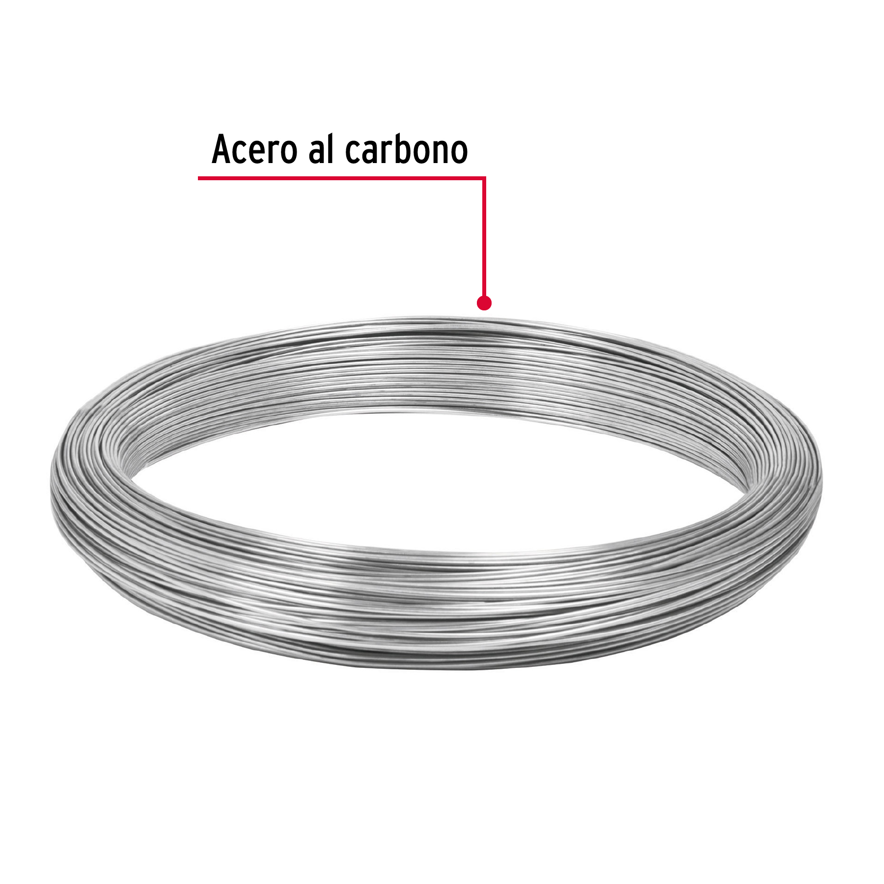 Kilo de alambre galvanizado, calibre 18, FIERO - Image 2