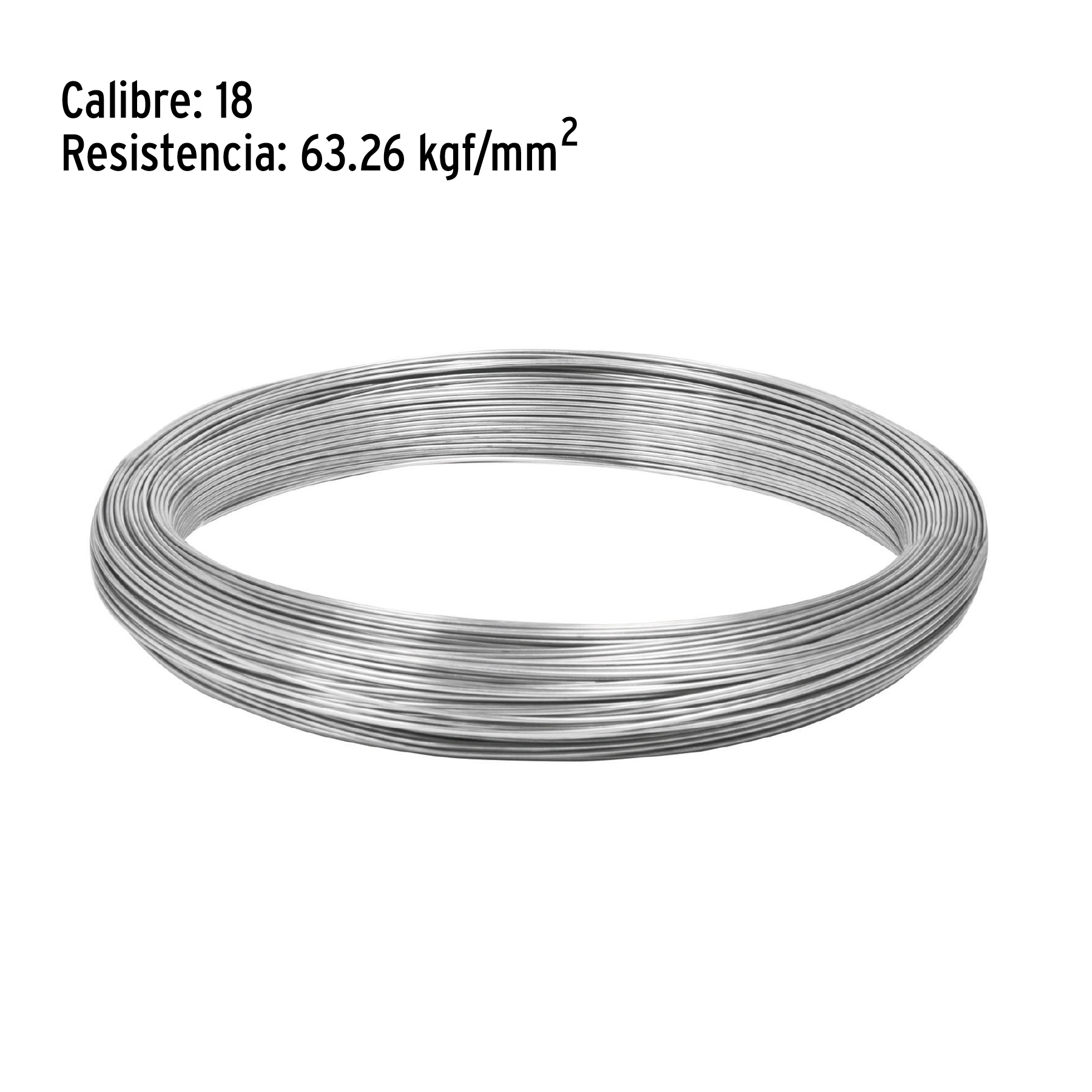 Kilo de alambre galvanizado, calibre 18, FIERO - Image 3