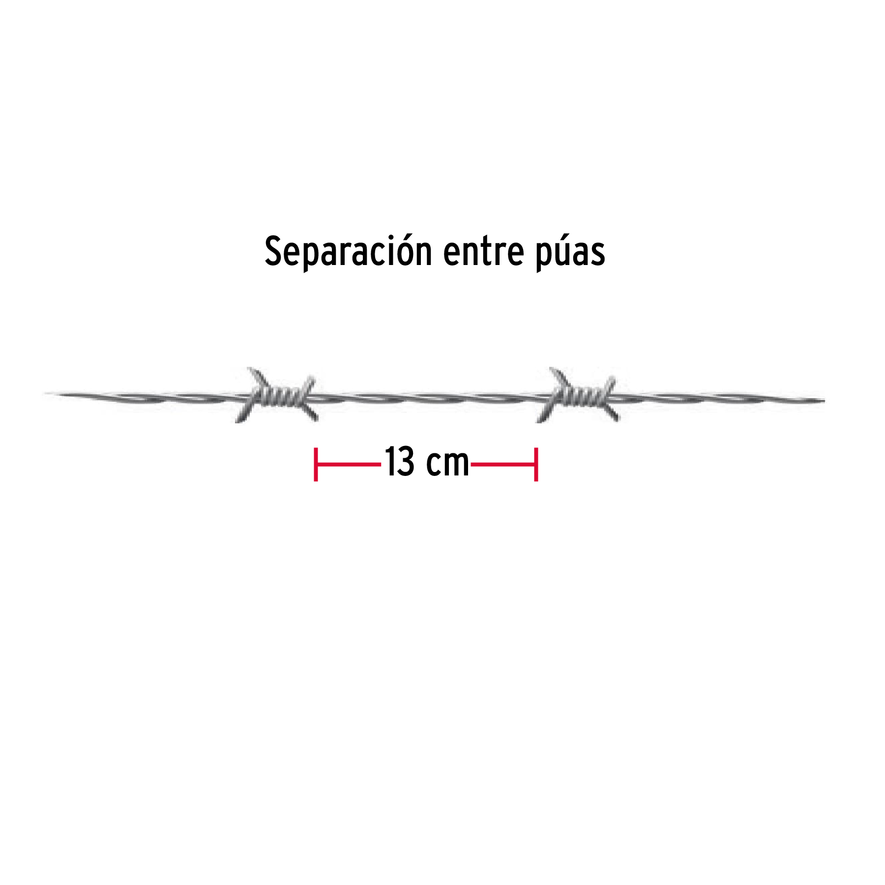 Rollo de alambre de púas 360m calibre 15.5, FIERO - Image 3