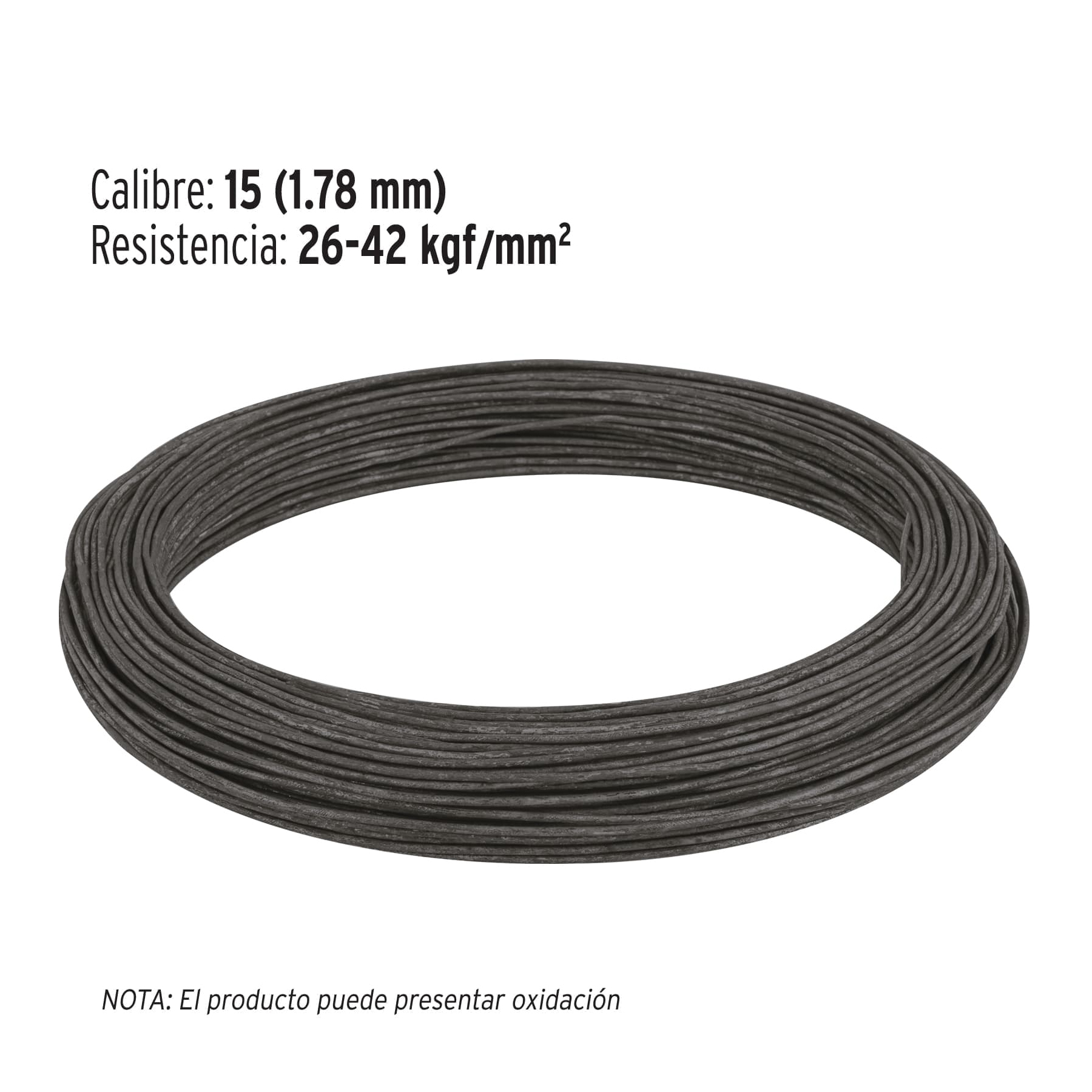 Kilo de alambre recocido calibre 15 en rollo de 1 kg, FIERO - Image 3