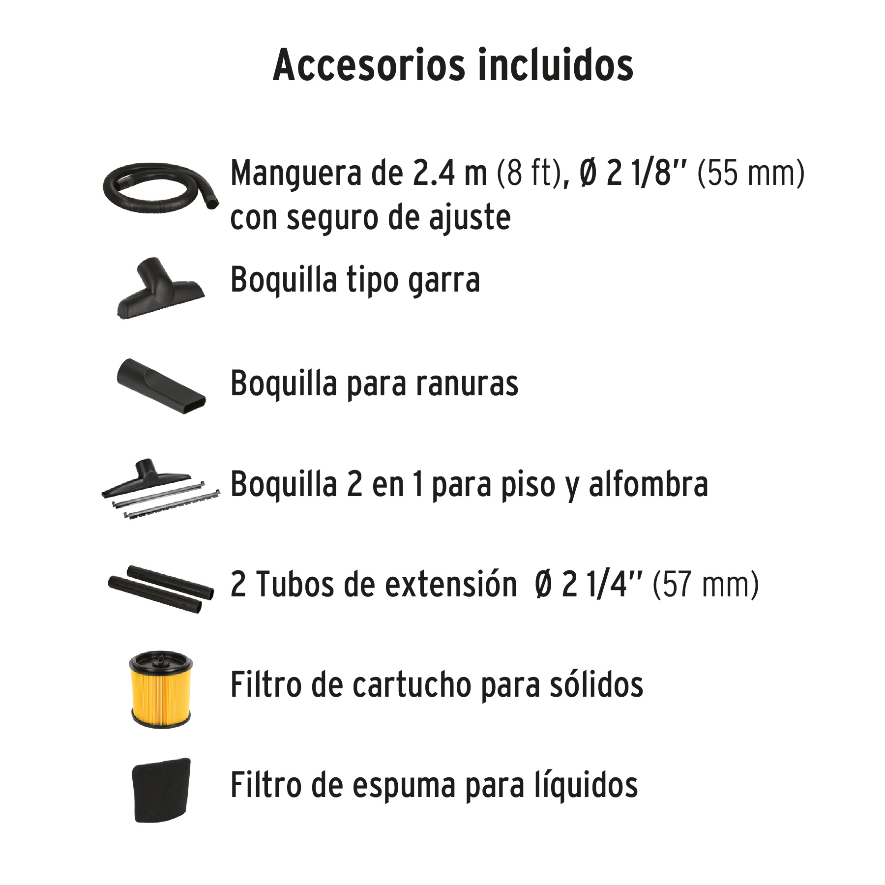 Aspiradora de sólidos y líquidos, 12 gal, acero inox, TRUPER - Image 3