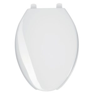 Asiento alargado con tapa para WC, abierto, blanco, FOSET