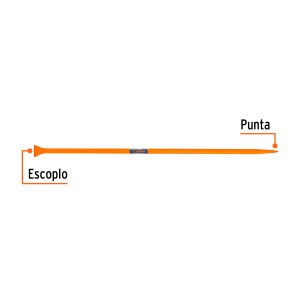 Alternative view of Barreta de punta de 1"x150 cm, escoplo 72 mm, TRUPER