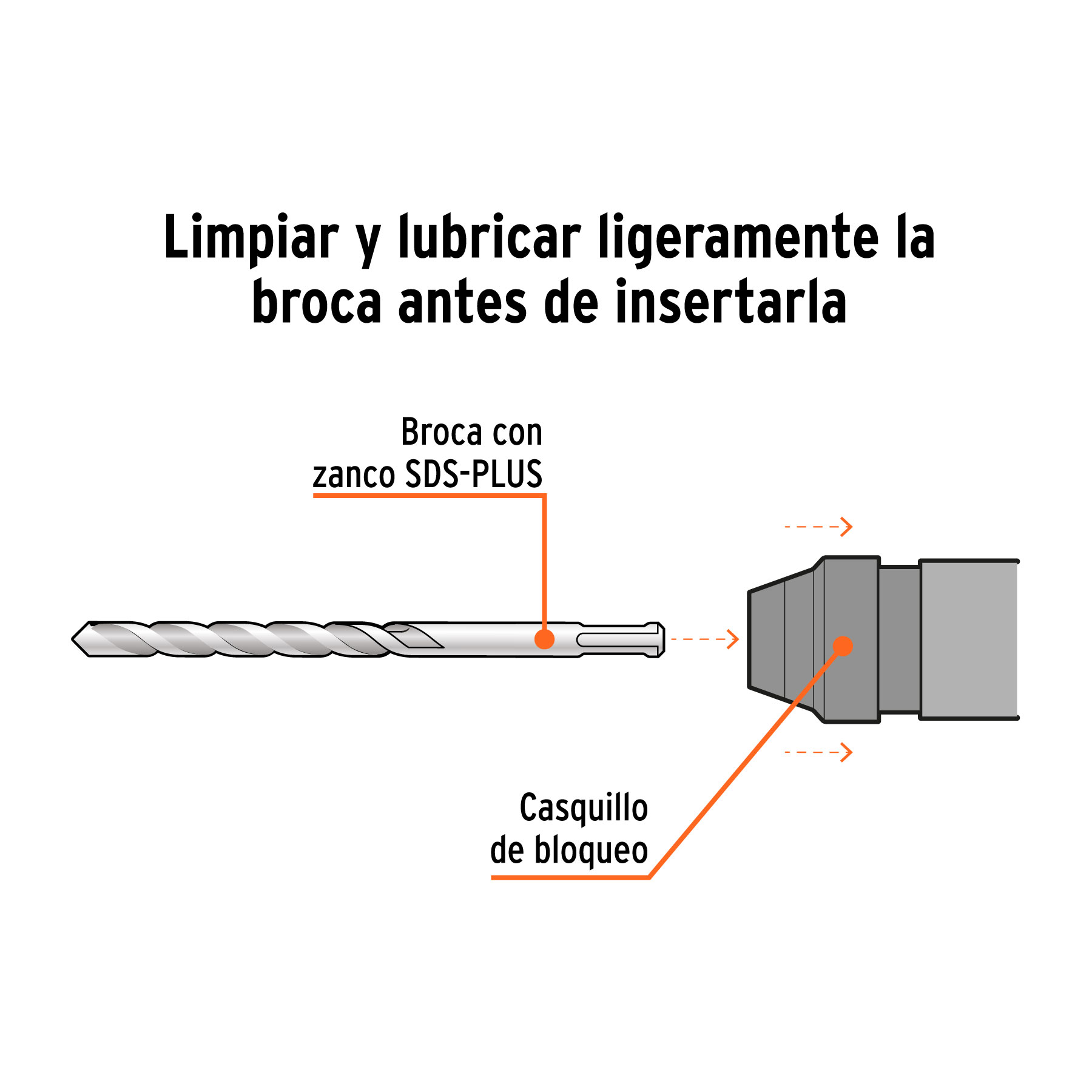 Broca SDS Plus 1/2 x 12", TRUPER - Image 5