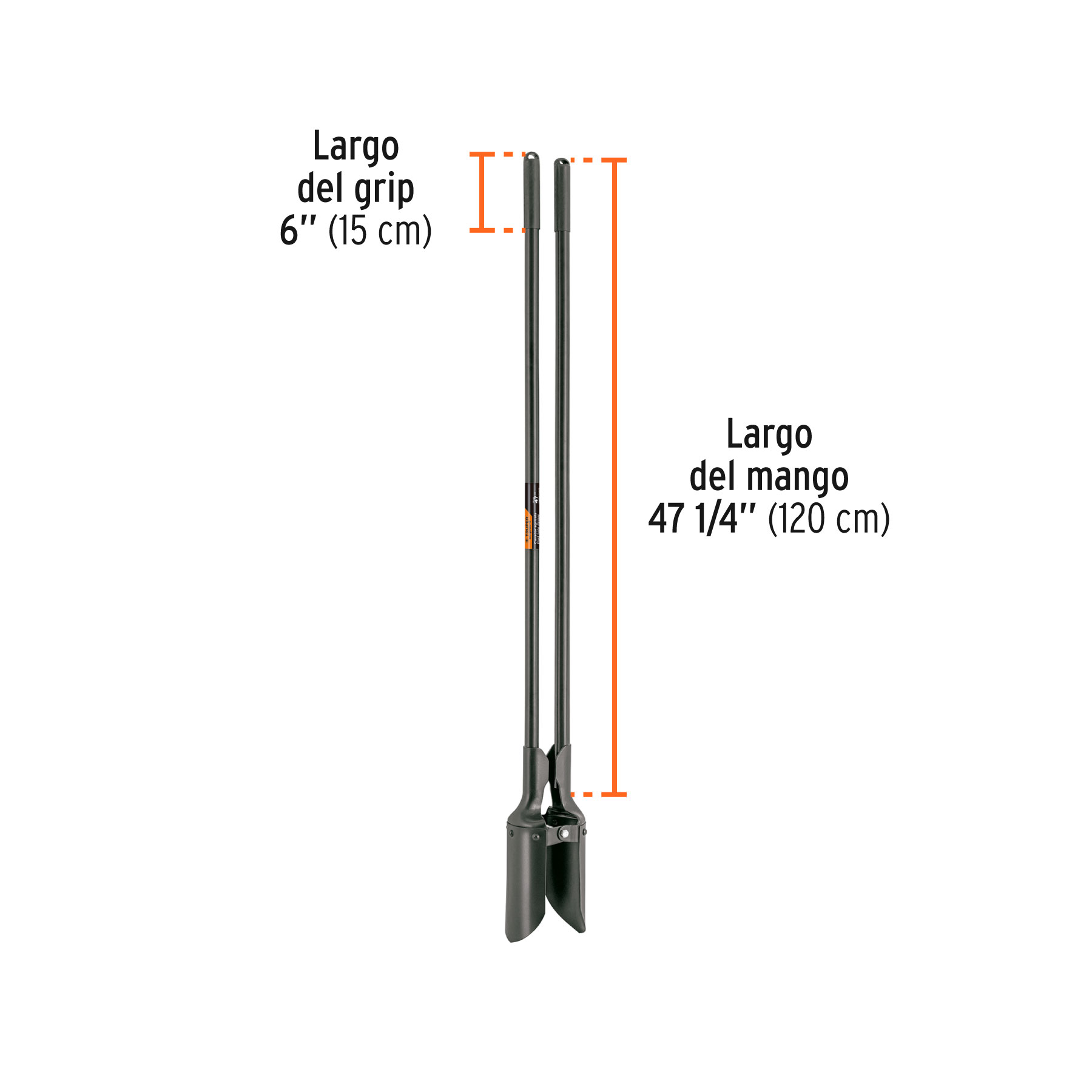 Cavador mangos de acero 47", TRUPER EXPERT - Image 2