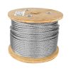 Cable flexible 3/8" de acero 7x19 hilos, 75 m