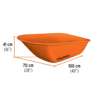 Alternative view of Carretilla 8 ft3 Neumática, bastidor tubular, TRUPER