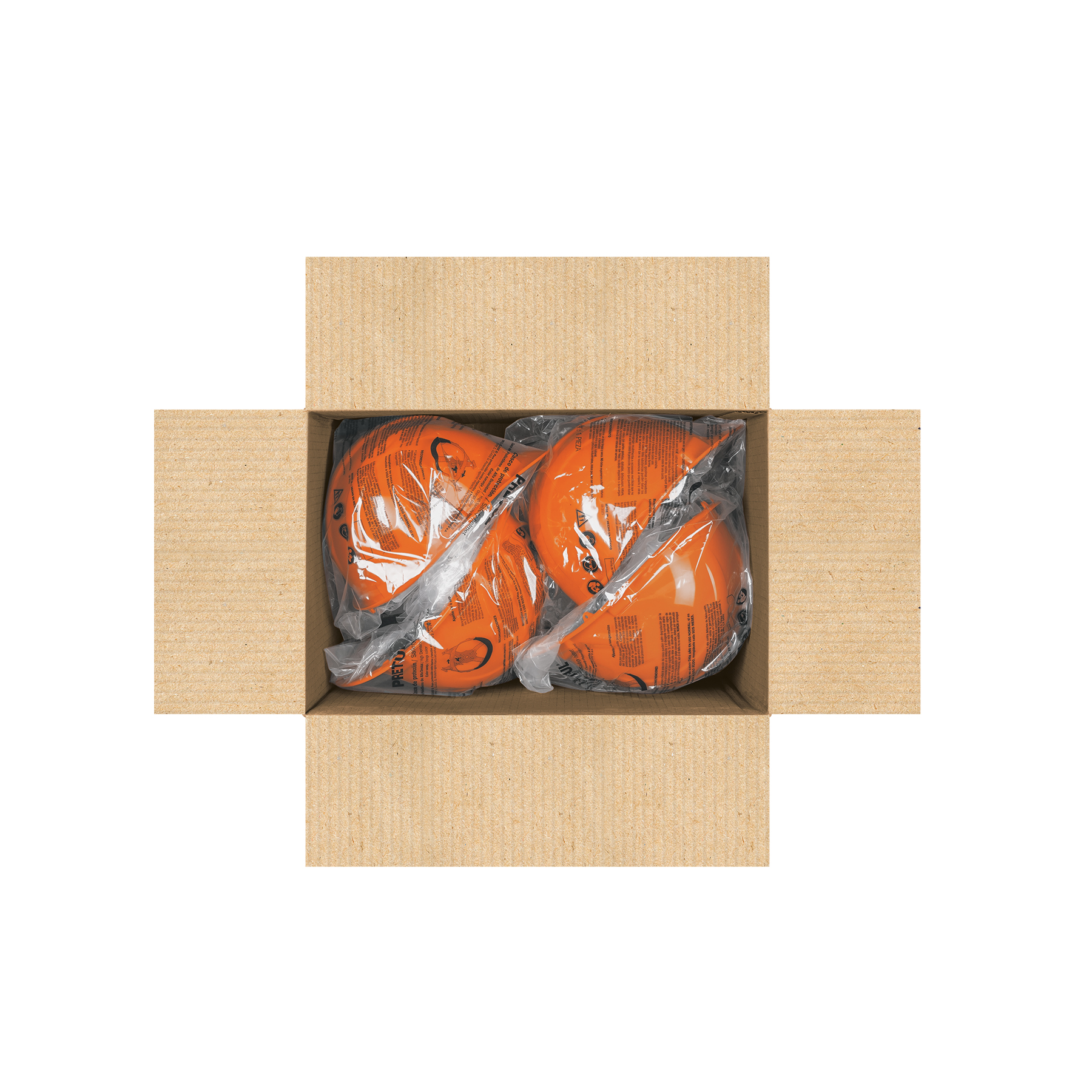 Casco de seguridad, ajuste de intervalos, naranja, PRETUL - Image 4