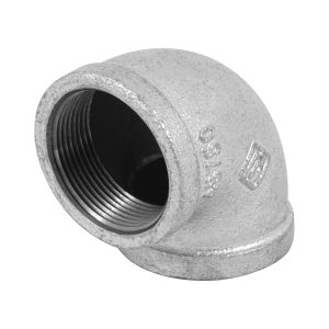 Codo 90° acero galvanizado de 1-1/2" (4 piezas)