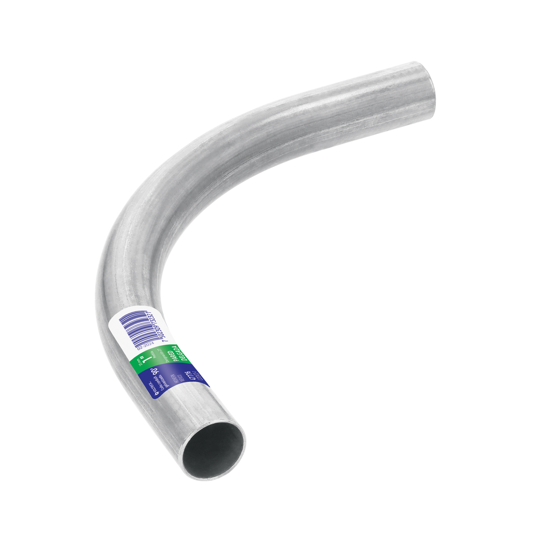 Codo Conduit 90° 1" pared delgada (1.6 mm), et. verde (5 piezas)