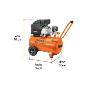 Alternative view of Kit Compresor lub, 50L, manguera y pistola grav,127V, TRUPER