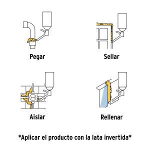 Alternative view of Espuma expansiva de poliuretano, 750 ml, TRUPER