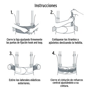 Alternative view of Faja lumbar con tercer cinturón, talla G, TRUPER