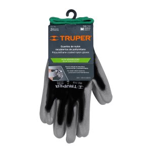 Alternative view of Guantes de nylon recubiertos de poliuretano, M, TRUPER