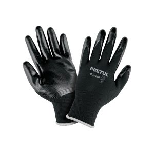 Guantes de nylon recubiertos de nitrilo, CH, PRETUL