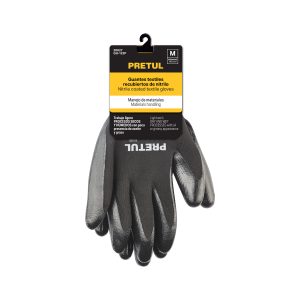 Alternative view of Guantes de nylon recubiertos de nitrilo, M, PRETUL