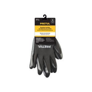 Alternative view of Guantes de nylon recubiertos de nitrilo, G, PRETUL