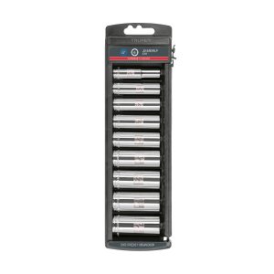 Juego de 9 dados largos cuadro 3/8" std, TRUPER