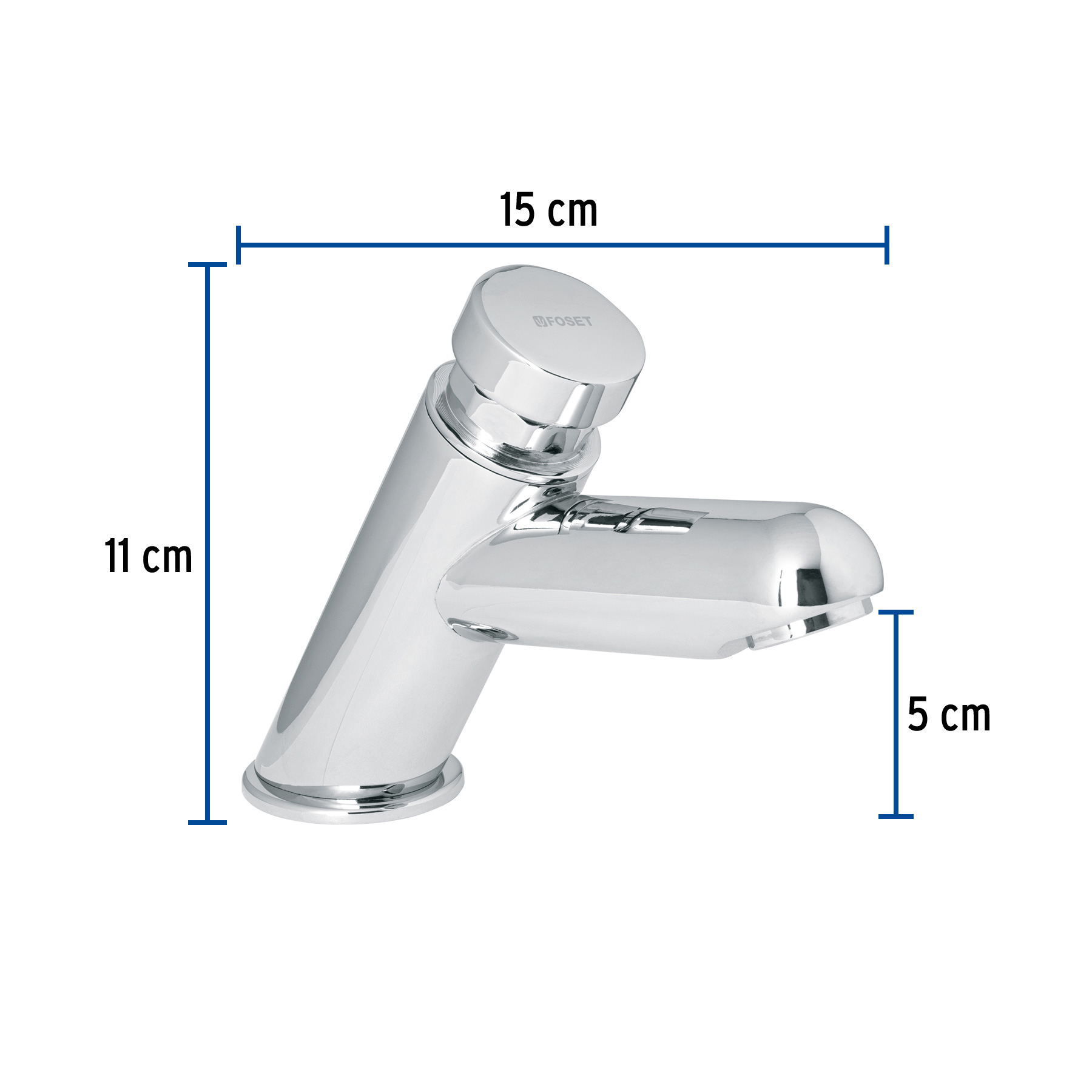 Llave temporizadora para lavabo, FOSET (2 PIEZAS) - Image 3