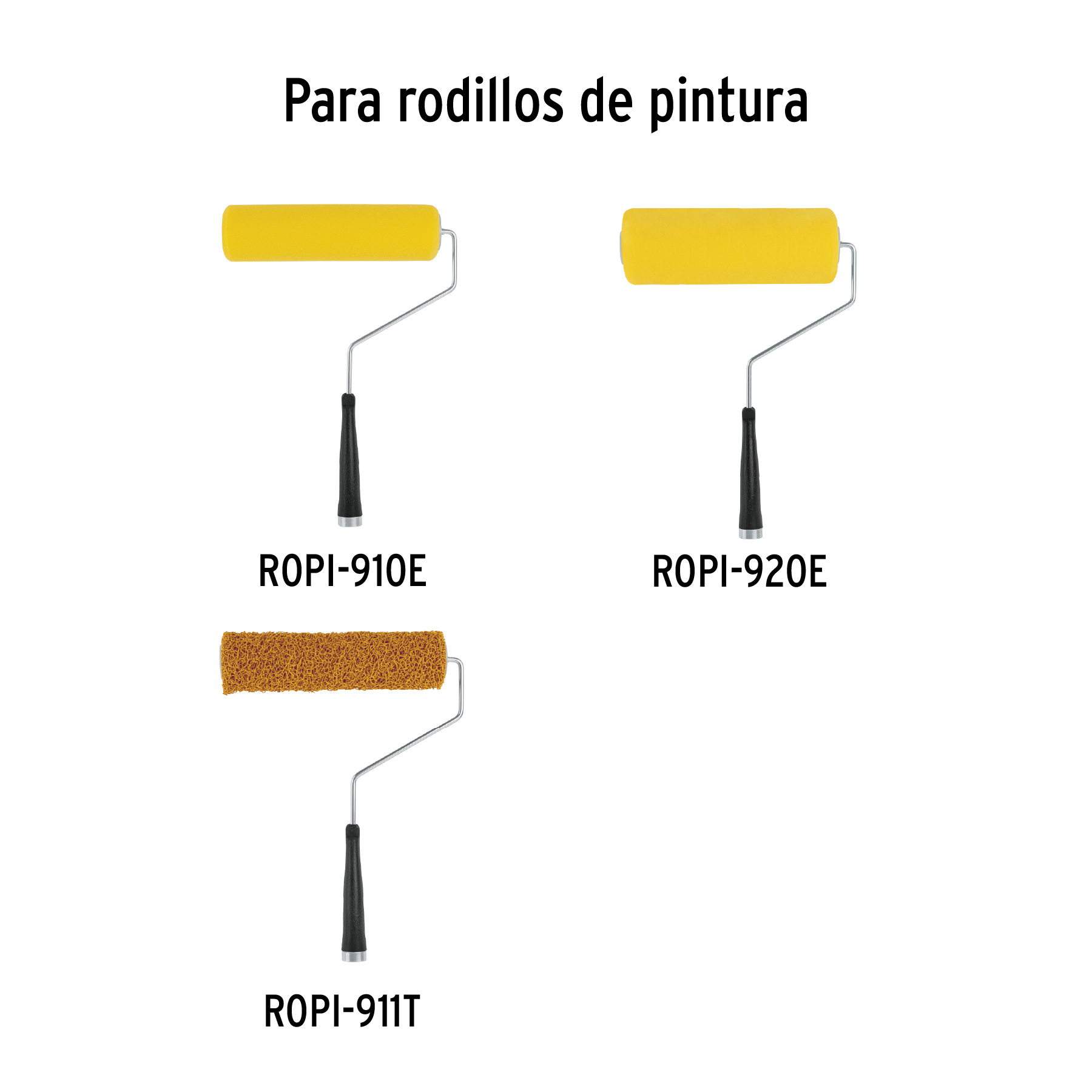 Maneral de 9", reforzado, con jaula para rodillo, TRUPER (6 piezas) - Image 5