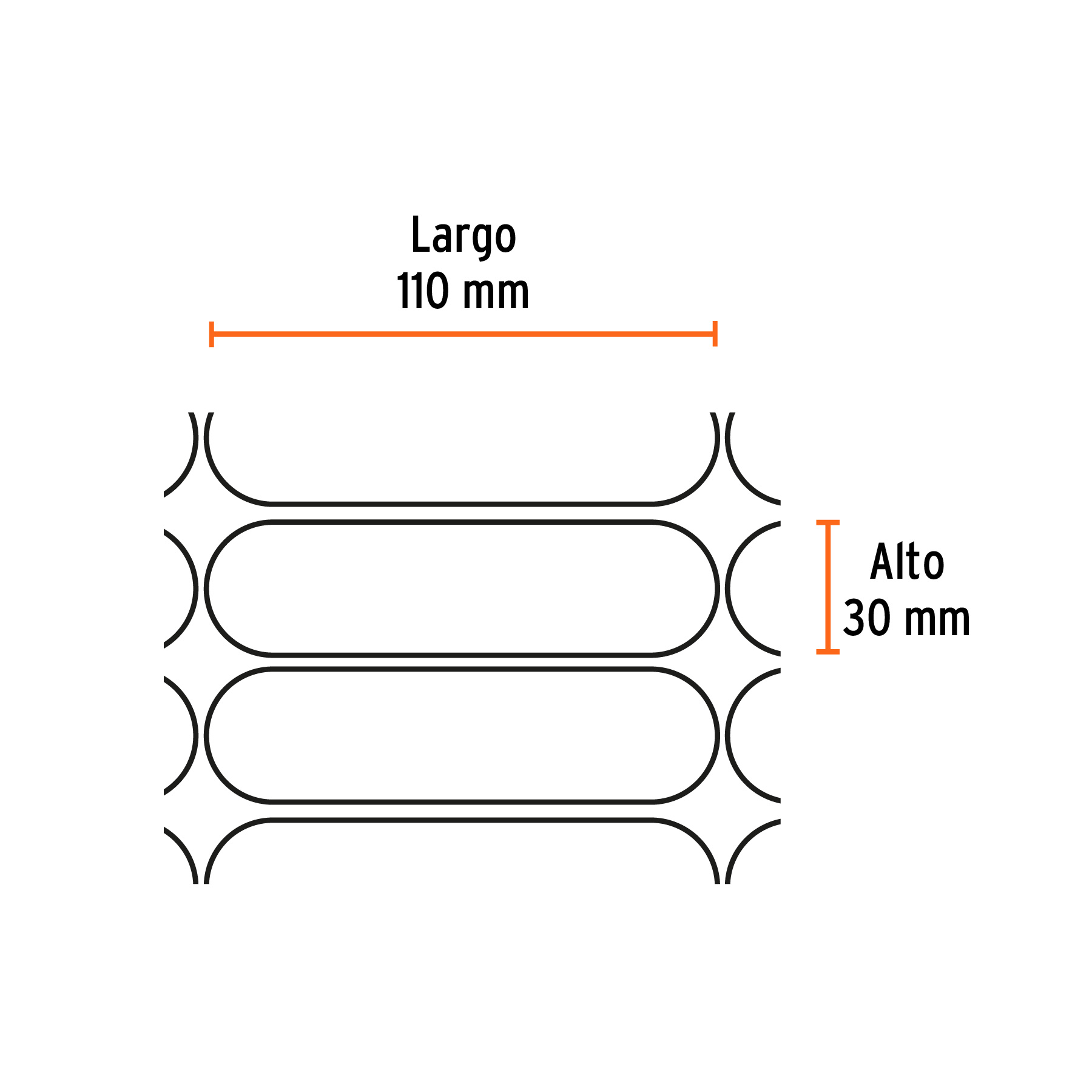Rollo de 30 m de malla de seguridad, TRUPER - Image 3