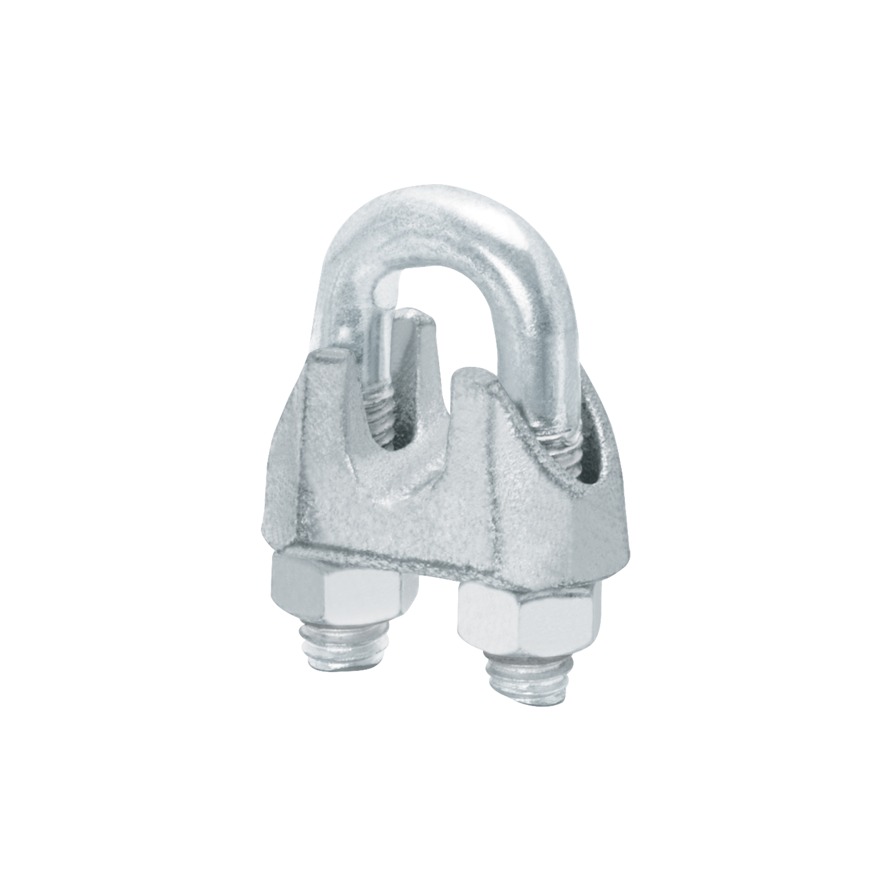 Bolsa c/20 nudos (perros) de hierro p/cable de 3/8", FIERO