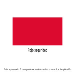 Alternative view of Pintura en aerosol, rojo seguridad, bote esbelto, 400 ml