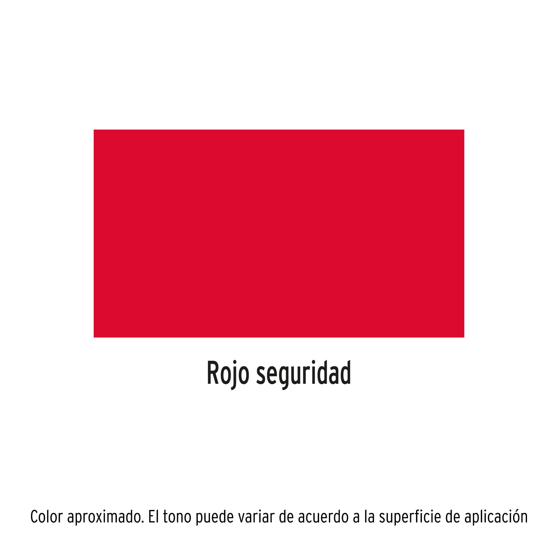 Pintura en aerosol, rojo seguridad, bote esbelto, 400 ml - Image 2