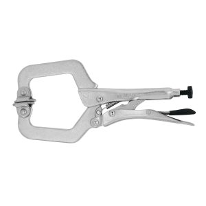 Pinza de presión 6" tipo "C" con mordaza autoajustable