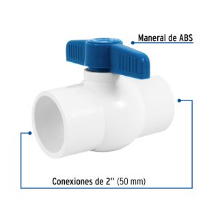 Alternative view of Válvula de esfera de PVC 2" para cementar, FOSET