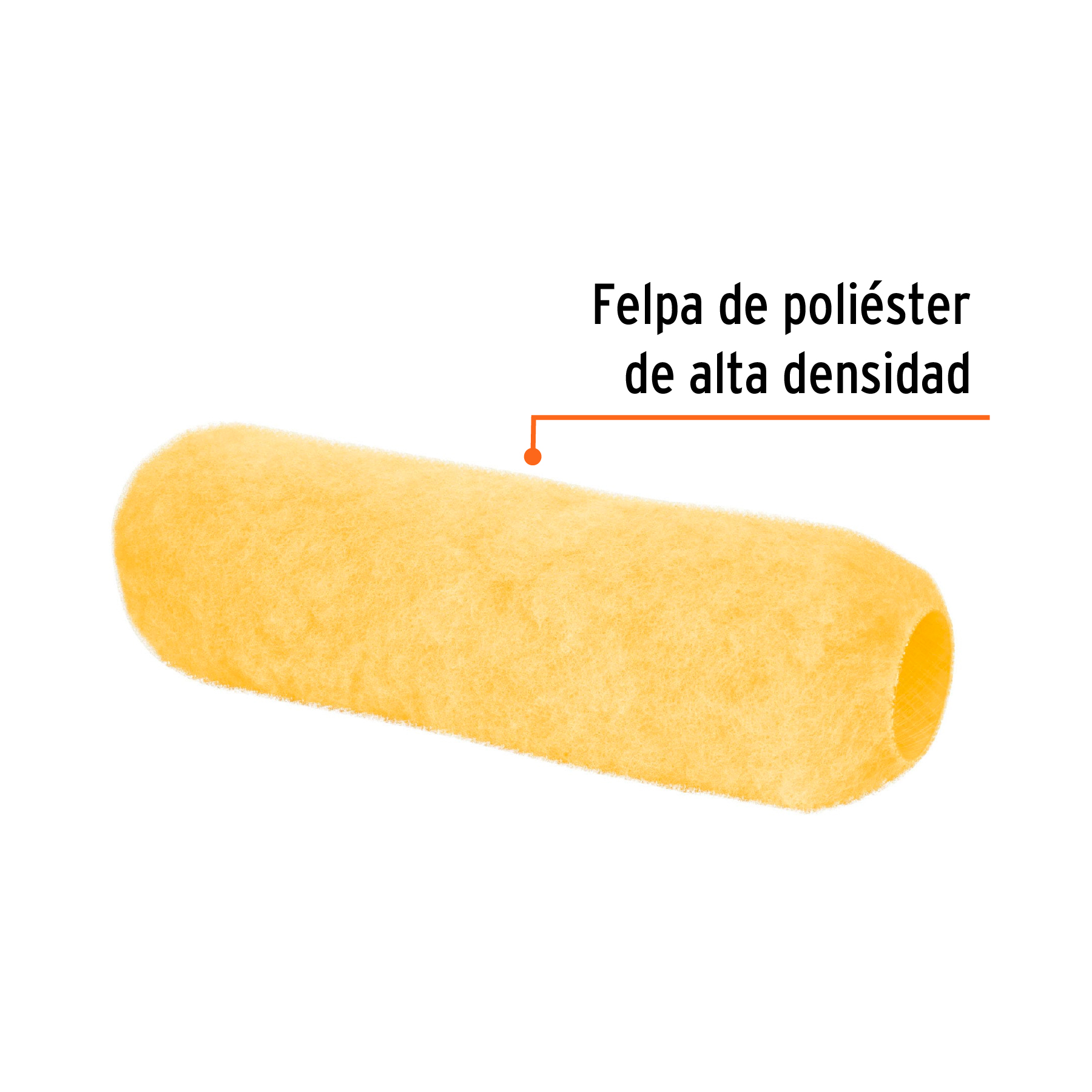 Felpa para rodillo 9 x 3/4" superficies rugosas, TRUPER - Image 2