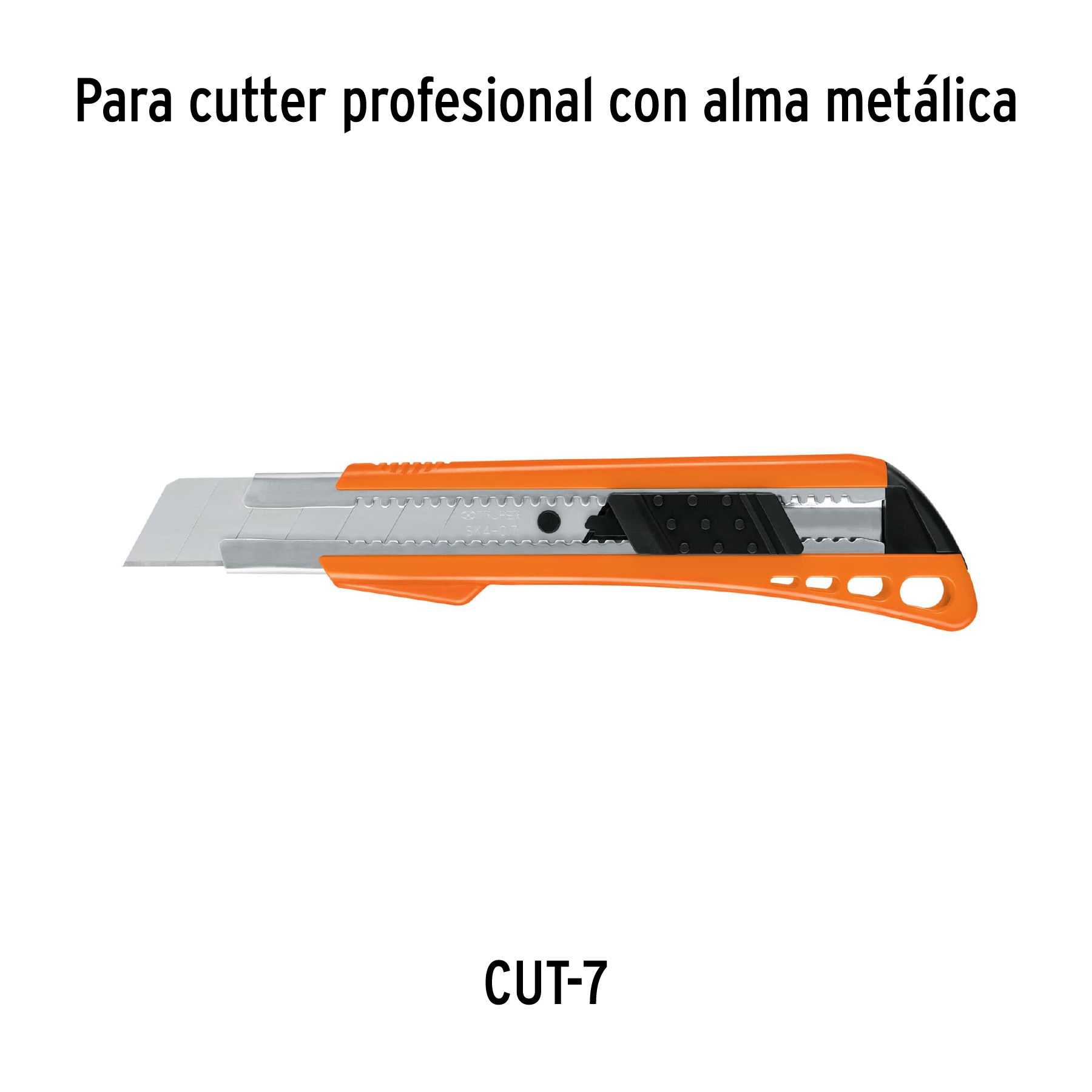 Estuche con 10 cuchillas SK4 de 25 mm para cutter, TRUPER - Image 6