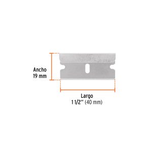 Alternative view of Caja con 100 cuchillas de repuesto para RASP-3,2,1 y NC-10 (3 Cajas)