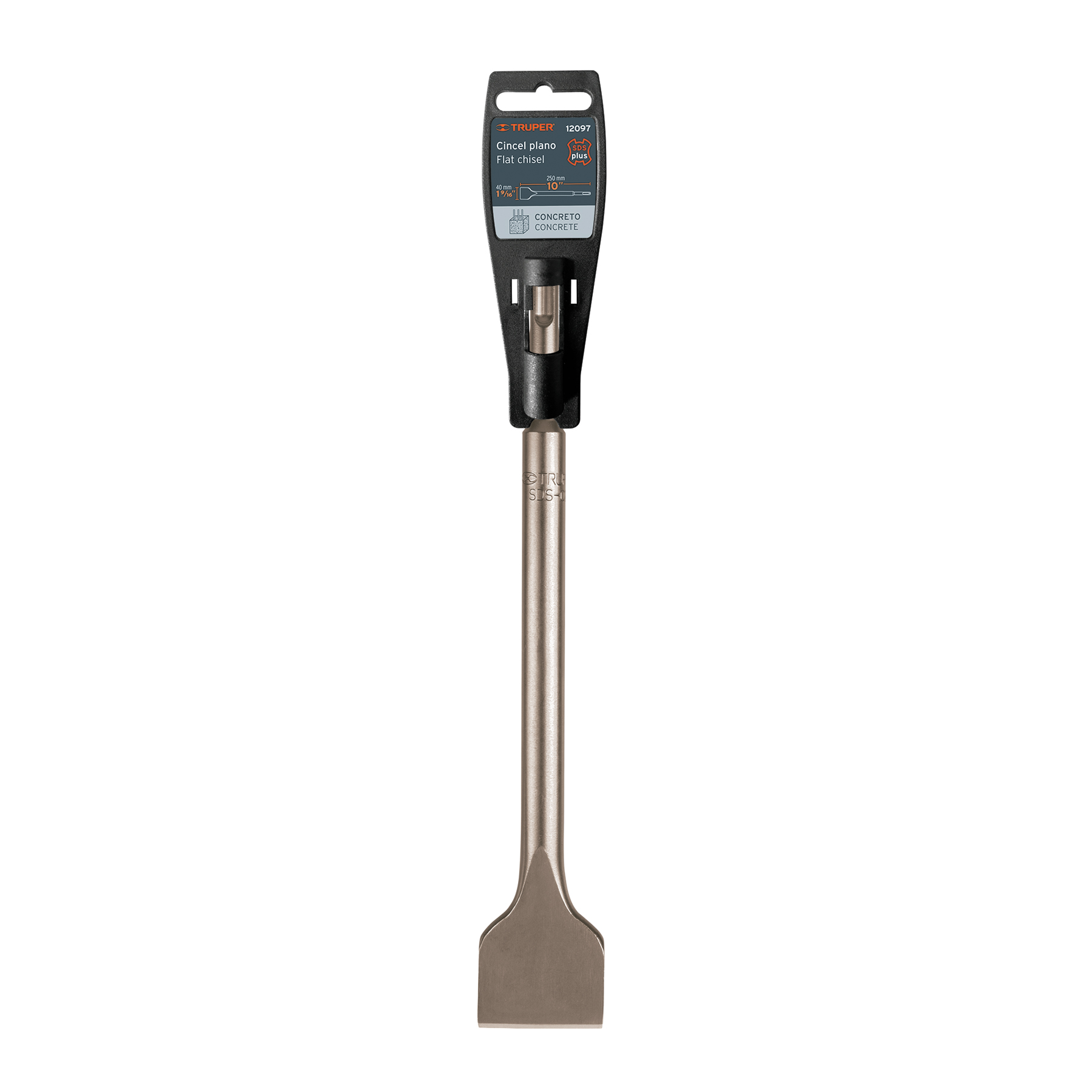 Cincel plano grueso SDS Plus 1-1/2" x 10", TRUPER - Image 5