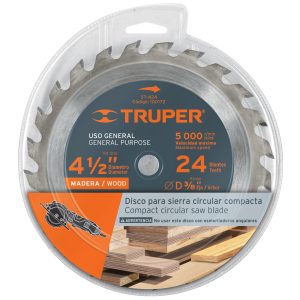 Alternative view of Disco sierra 4-1/2" para madera, 24 dientes centro 3/8"