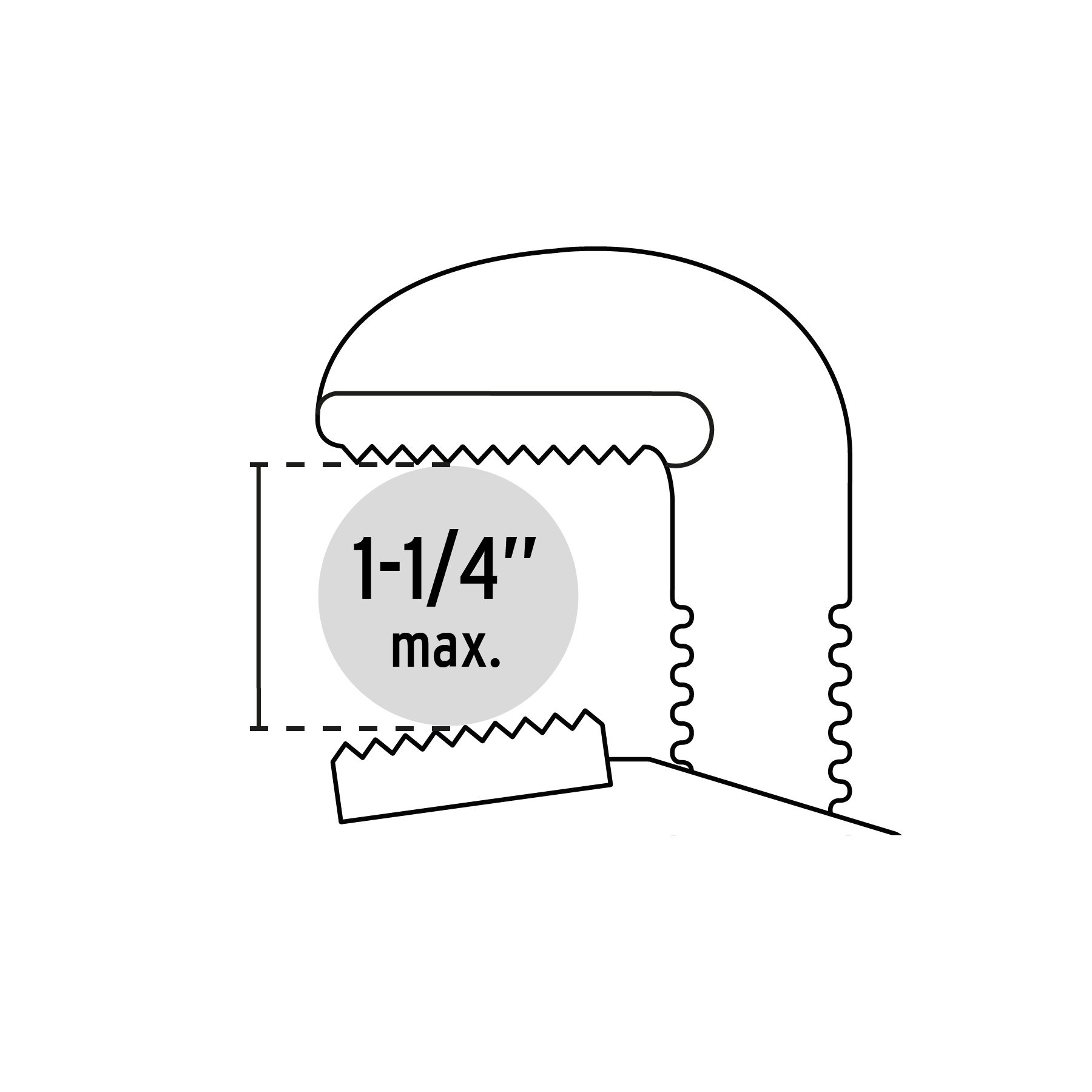 Llave stilson 12" cuerpo de hierro maleable, PRETUL - Image 3