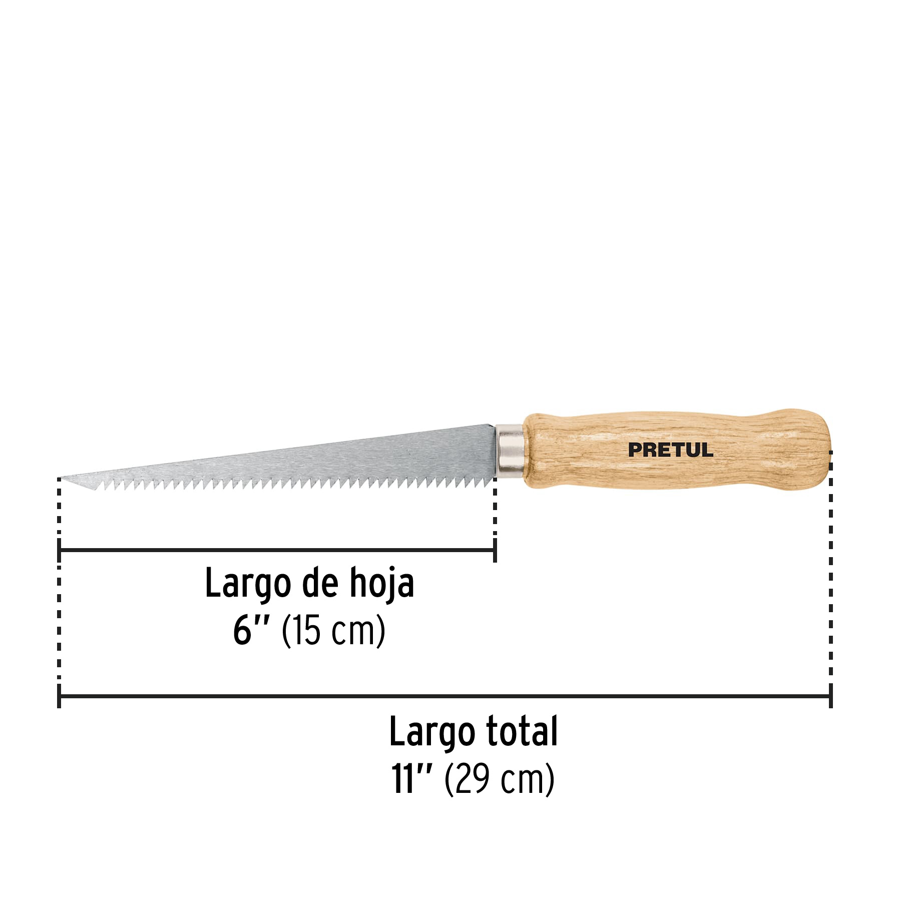 Serrucho de 6" para plafón y muros de yeso, PRETUL - Image 3