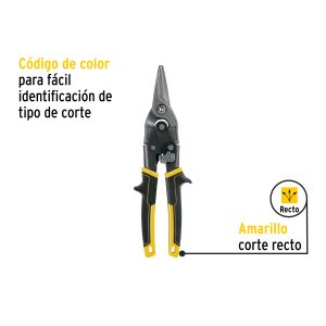 Alternative view of Tijera de aviación 10" corte recto, TRUPER