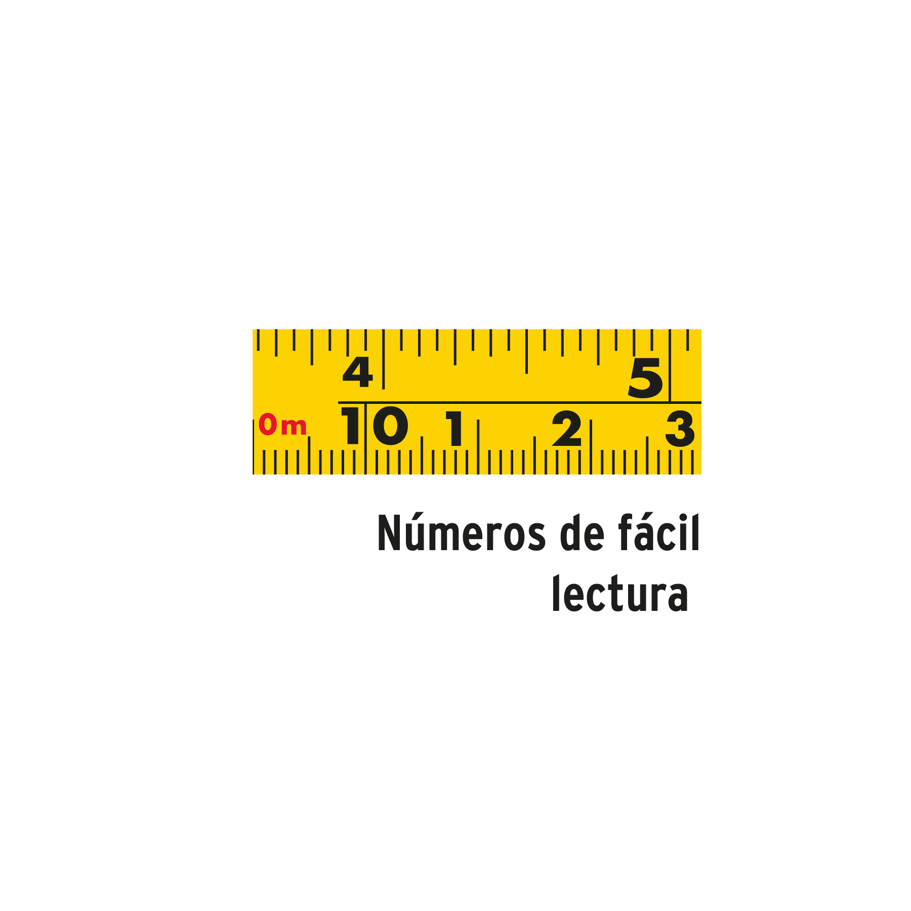 Cinta métrica larga 50m fibra de vidrio, carcasa plástica - Image 2