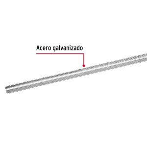 Alternative view of Varilla roscada de 1 m x 5/8" (6 PIEZAS)