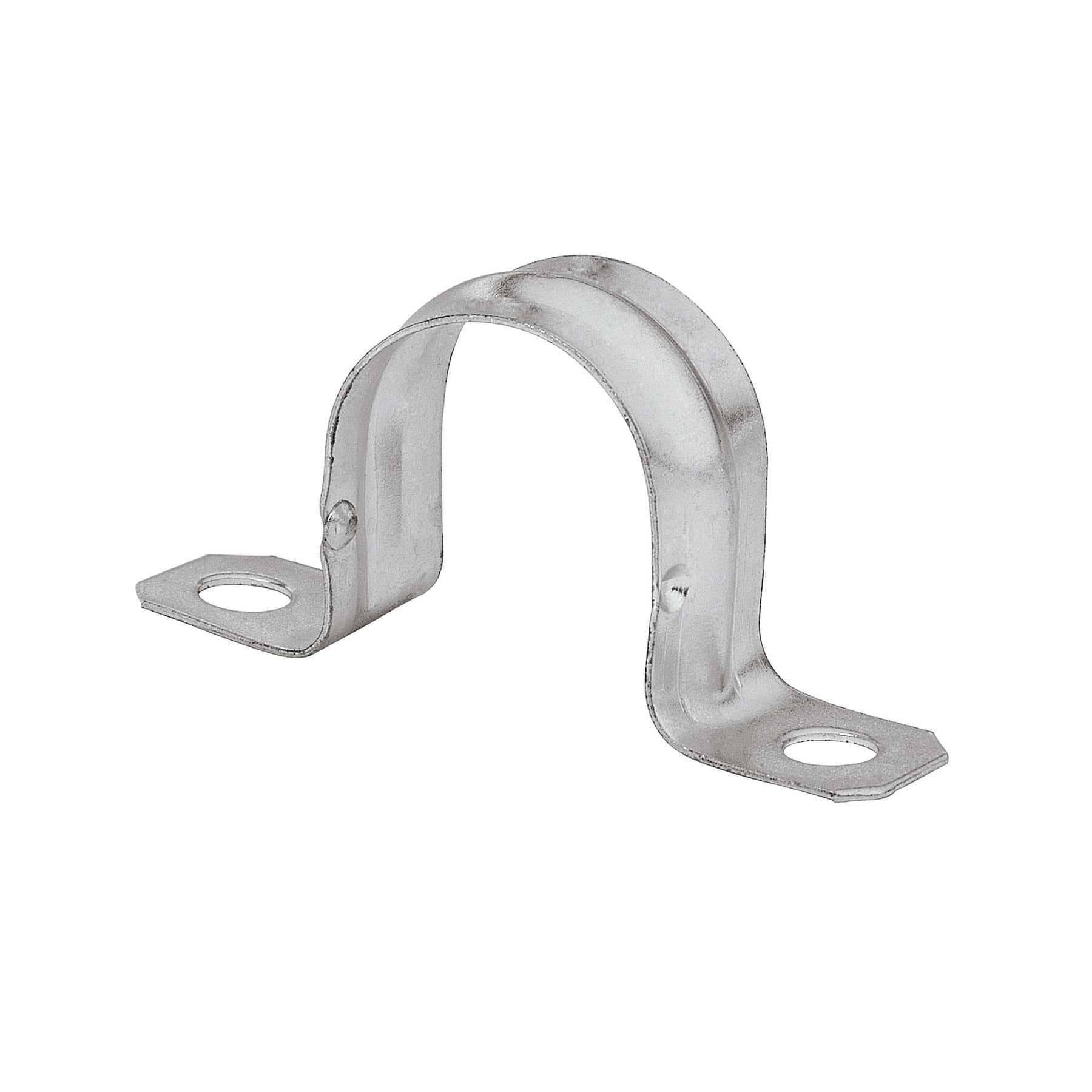 Bolsa c/10 abrazaderas tipo omega 1" p/tubo pared delgada