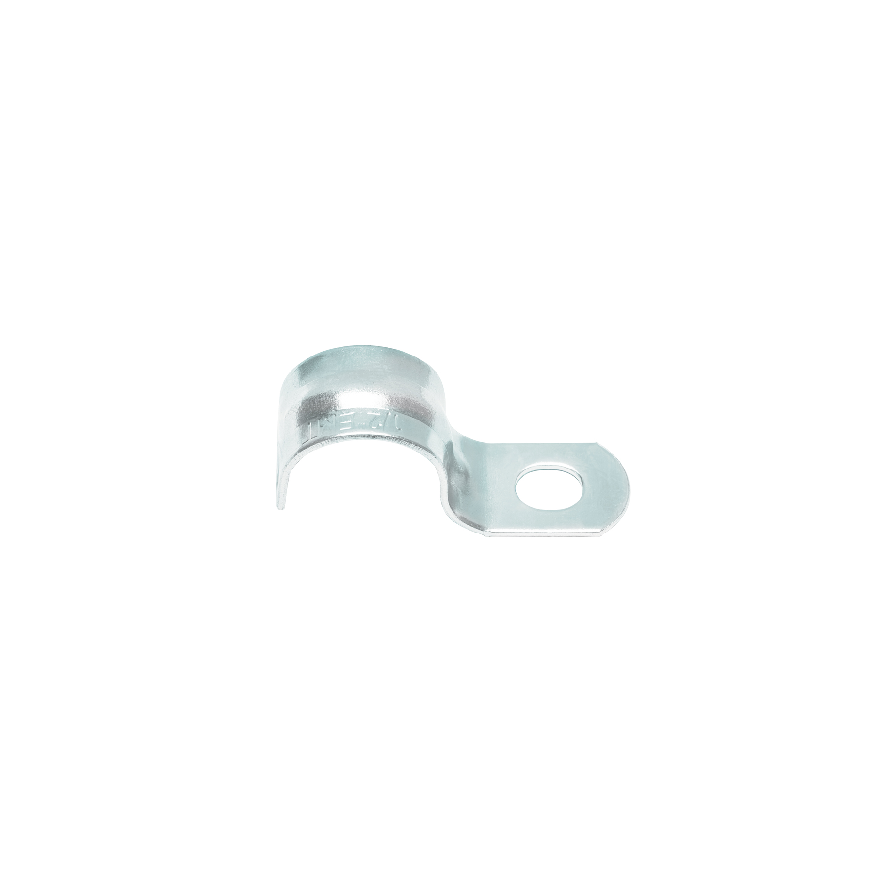 Bolsa c/10 abrazaderas tipo uña 1/2" p/tubo pared delgada