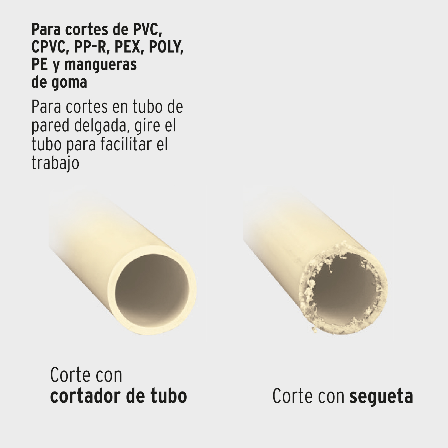 Cortador de tubo plástico, corte 2-1/2" (65 mm), EXPERT - Image 4