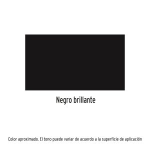 Alternative view of Pintura en aerosol, negro brillante, bote esbelto, 400 ml