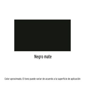 Alternative view of Pintura en aerosol, negro mate, bote esbelto, 400 ml